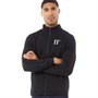 11 Degrees Herren Mesh Tape Sweatshirts Schwarz