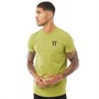 11 Degrees T-Shirts Core Muscle Fit Homme Kaki Clair