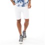 11 Degrees Short en jean Essential Homme Blanc