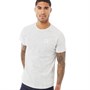 11 Degrees Heren Mist Muscle Fit T-shirts Gebroken Wit