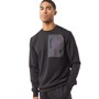11 Degrees Mens Contrast Pocket Poly Long Sleeve Top Black/Iridescent Reflective