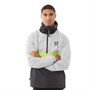 11 Degrees Mens Colour Block Hurricane Jacket Silver/Black/Limeade