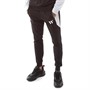 11 Degrees Mens Mixed Fabric Track Pants Black/Titanium Grey