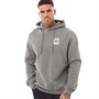 11 Degrees Mens Reflective Logo Hoodie Charcoal Marl/Reflective