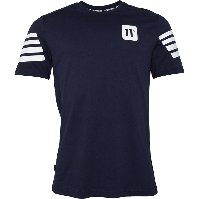 11 Degrees Herren T-Shirts Navy