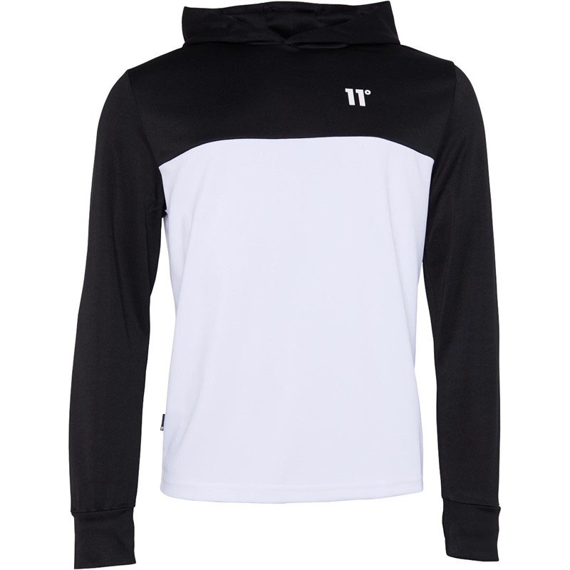 11 Degrees Sweats à Capuche Homme Blanc