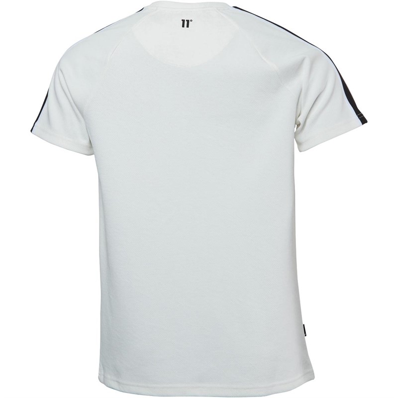 11 Degrees T-Shirts Homme Blanc Cassé