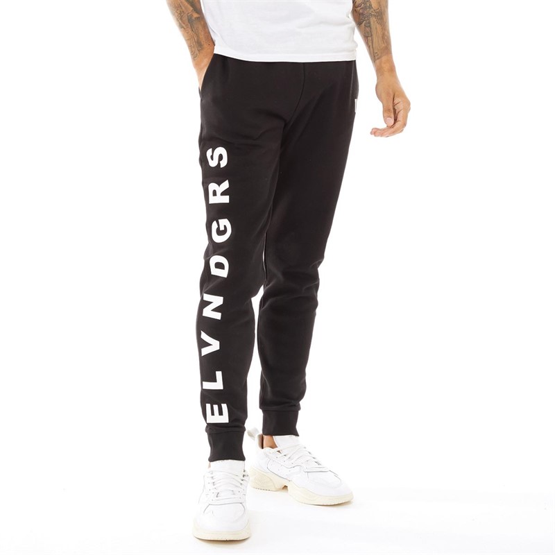 11 Degrees Pantalons de Jogging Homme Noir