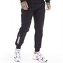 11 Degrees Mens Small Graphic Regular Fit Joggers Black