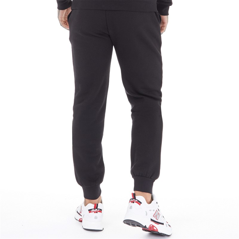 11 Degrees Mens Small Graphic Regular Fit Joggers Black