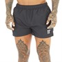 11 Degrees Mens Short Side Split Swim Shorts Black