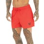 11 Degrees Mens Core Swim Shorts Goji Berry Red
