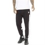 11 Degrees Mens Cut And Sew Regular Fit Joggers Black/White