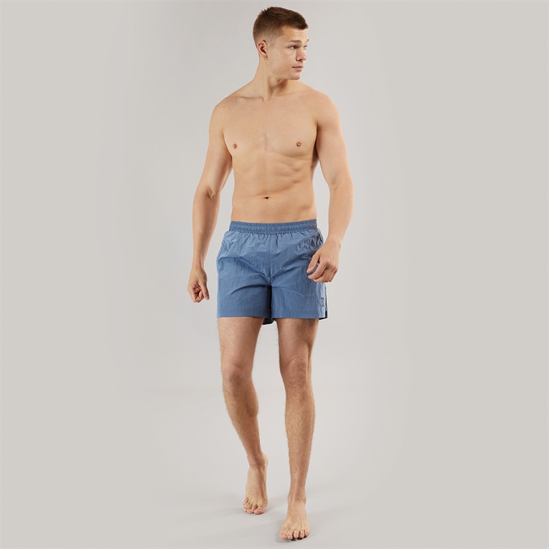 11 Degrees Mens Micro Taped Swim Shorts Iron