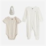 DKNY Jeans Infant Three Piece Babygrow Gift Set Multi