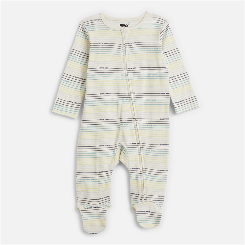 DKNY Jeans Boys Two Pack Sleepsuit Set Multi