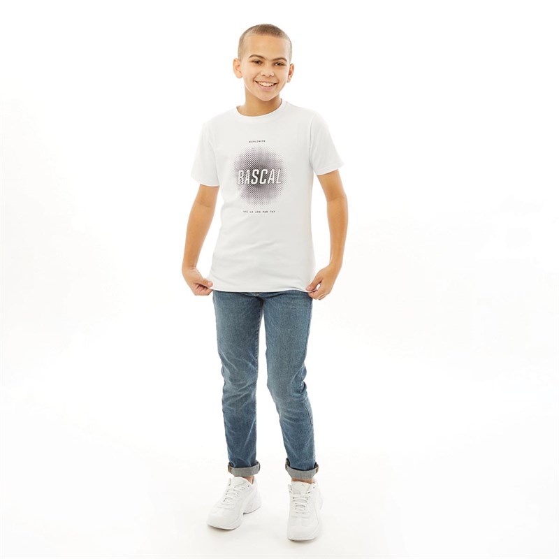 Buy RASCAL Boys Comet T-Shirt White