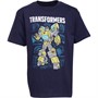 TRANSFORMERS Boys Bumblebee Stance T-Shirt Navy