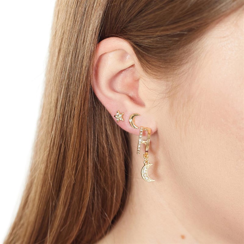 Vila Womens Cora Earrings Set Silver