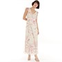 Vila Womens Rilla V-Neck Ankle Dress Birch