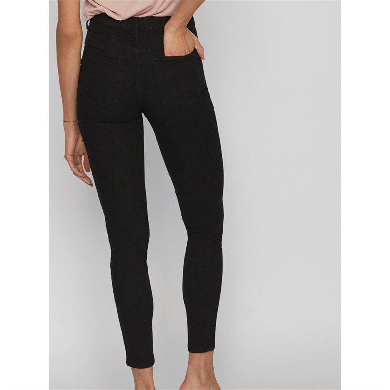 Vila Jeggings en denim Noir femme