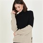 Vila Womens Ril Roll Neck Jumper Black