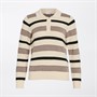 Vila Womens Safi Polo Knit Jumper Birch