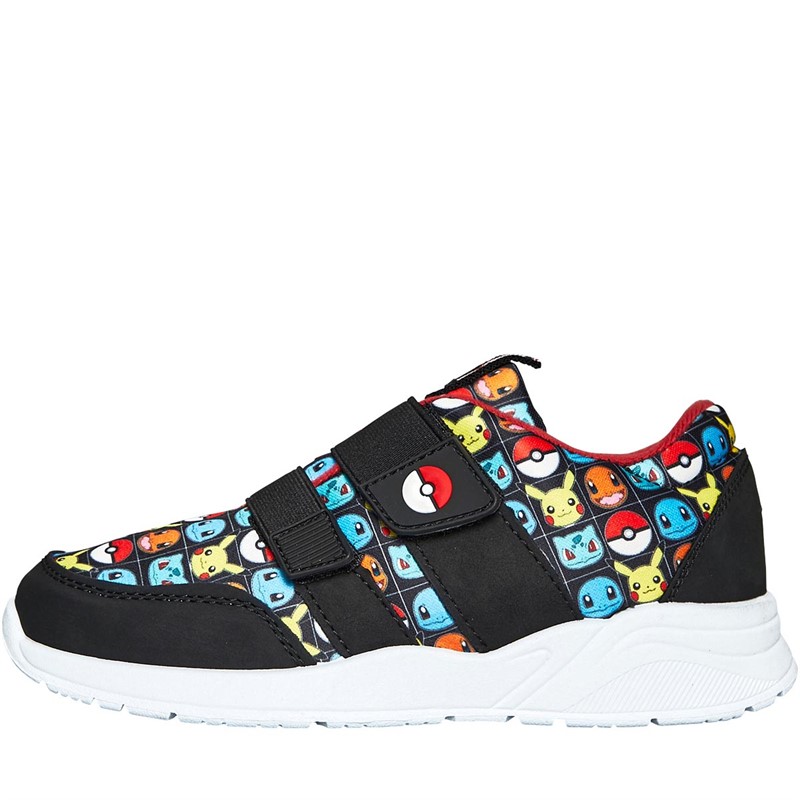 Pokemon Boys Hinata Trainers Black/Multi