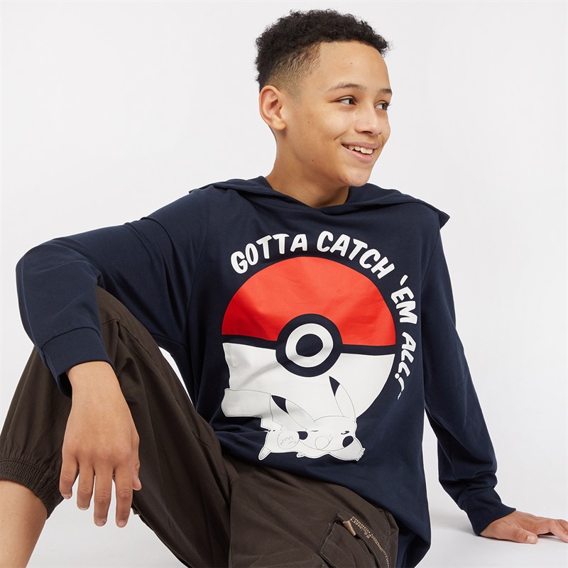 Pokemon Kids Robert Hoodie Dark Sapphire