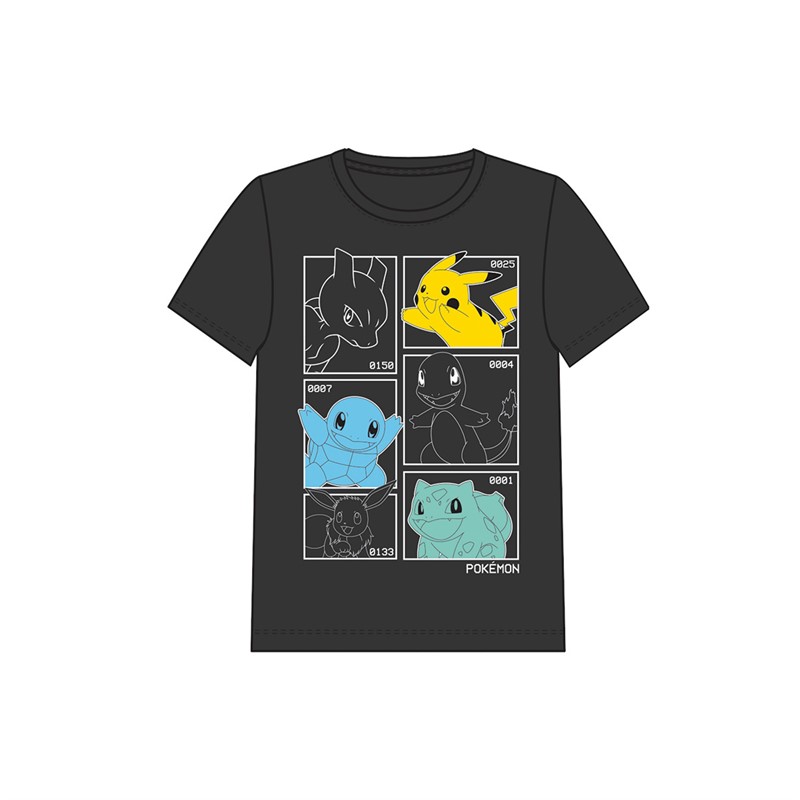 Pokemon Kids Ryan T-Shirt Black