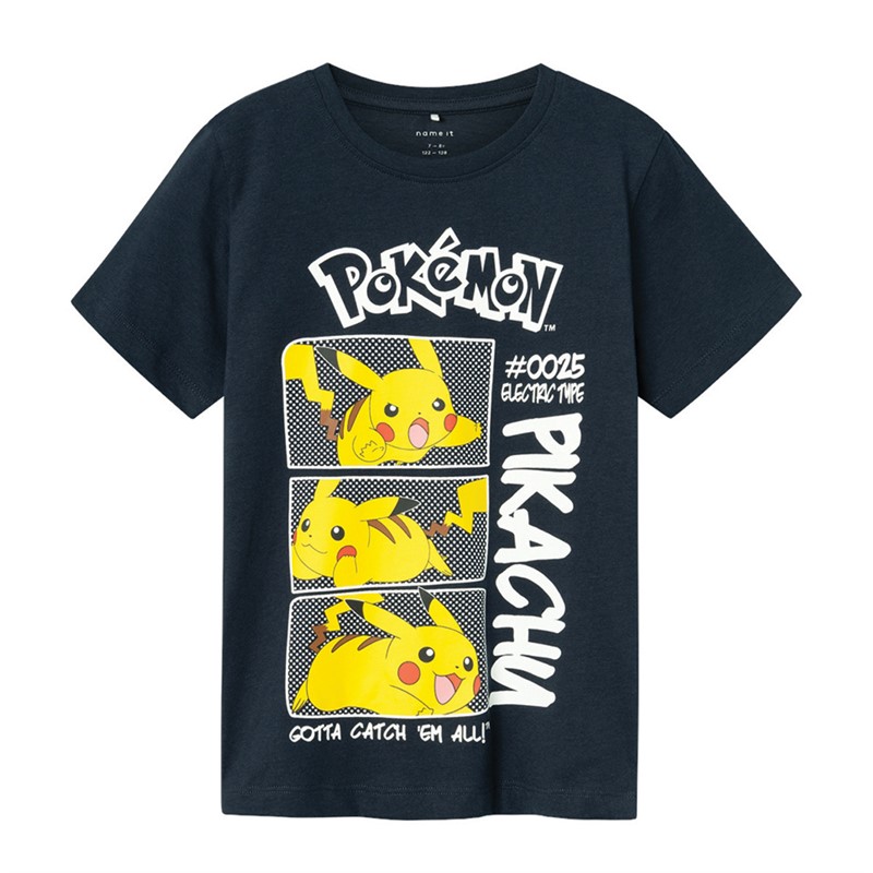 Pokemon Jongens Maniander T-shirt Donker Saffier