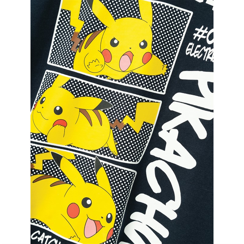 Pokemon Jongens Maniander T-shirt Donker Saffier