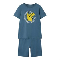 Pokemon Boys Kader T-Shirt And Shorts Set Blue Mirage