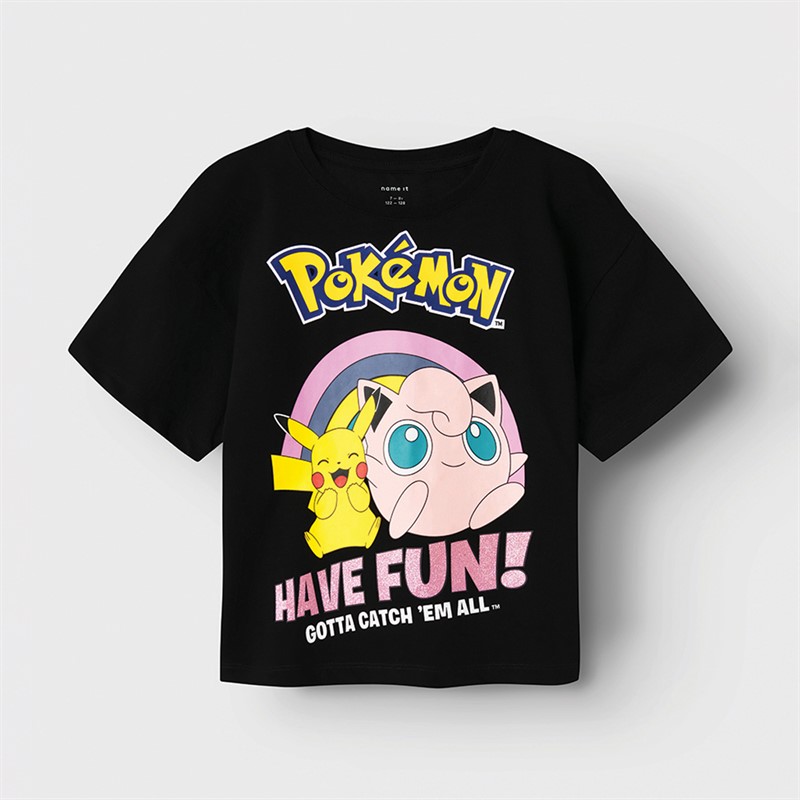 Pokemon T-Shirts Selma Fille Noir