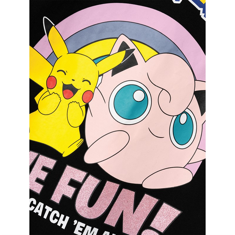 Pokemon T-Shirts Selma Fille Noir