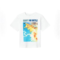Pokemon Jongens Skylar T-Shirt Helder Wit