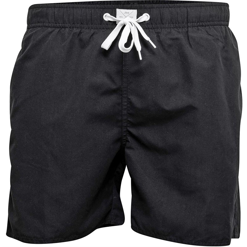 Guru Short De Bain – Pantaloncini Da Bagno Uomo In Jersey Nero, Comodi E Resistenti