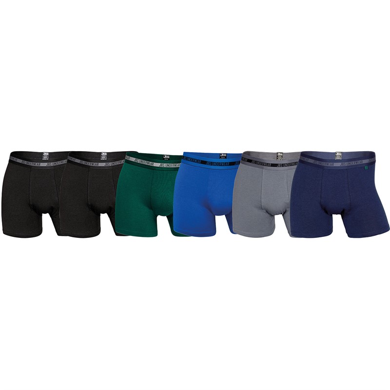 JBS Mænd Bambus Boxer Shorts Multifarvet