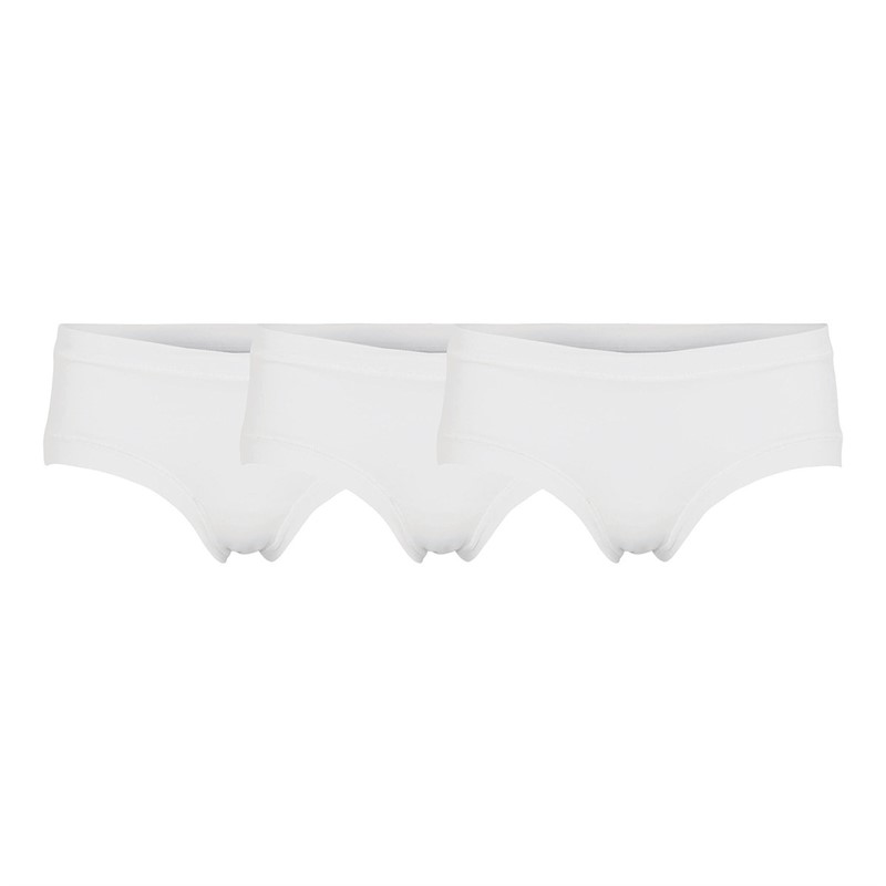 JBS lot de 3 culottes hipster en bambou blanc femme