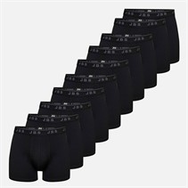 JBS Pack de dix boxers en bambou Homme Noir