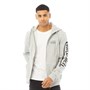 Von Dutch Sweat à Capuche V-Variable Zip Homme Gris Chiné