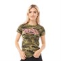 Von Dutch Damer V-Fusion T-shirts Kakigrøn