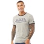 Von Dutch Męskie Isoe T-Shirt Szary Margielowy