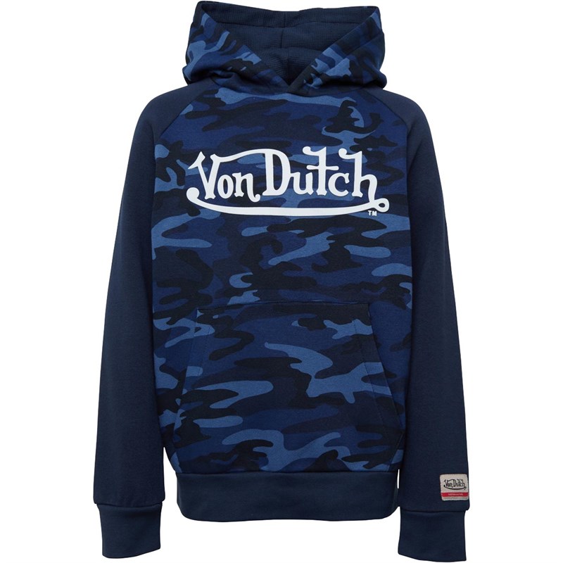 Von Dutch Junior Civic Hoodie Blue