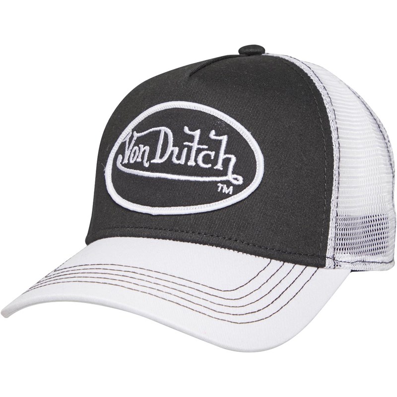 Buy Von Dutch Trucker Cap White/Black