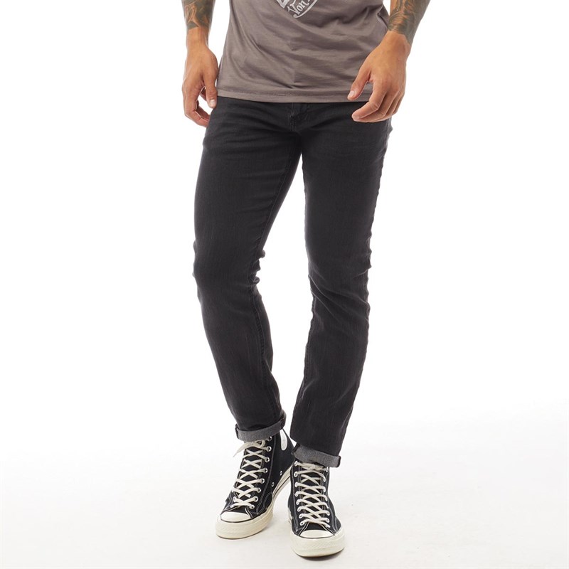 Buy Von Dutch Mens VJanus Jeans Gunmetal