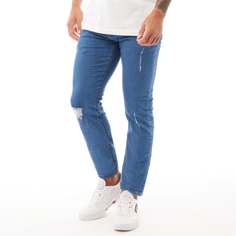 Buy Von Dutch Mens VVesta Jeans Mid Blue