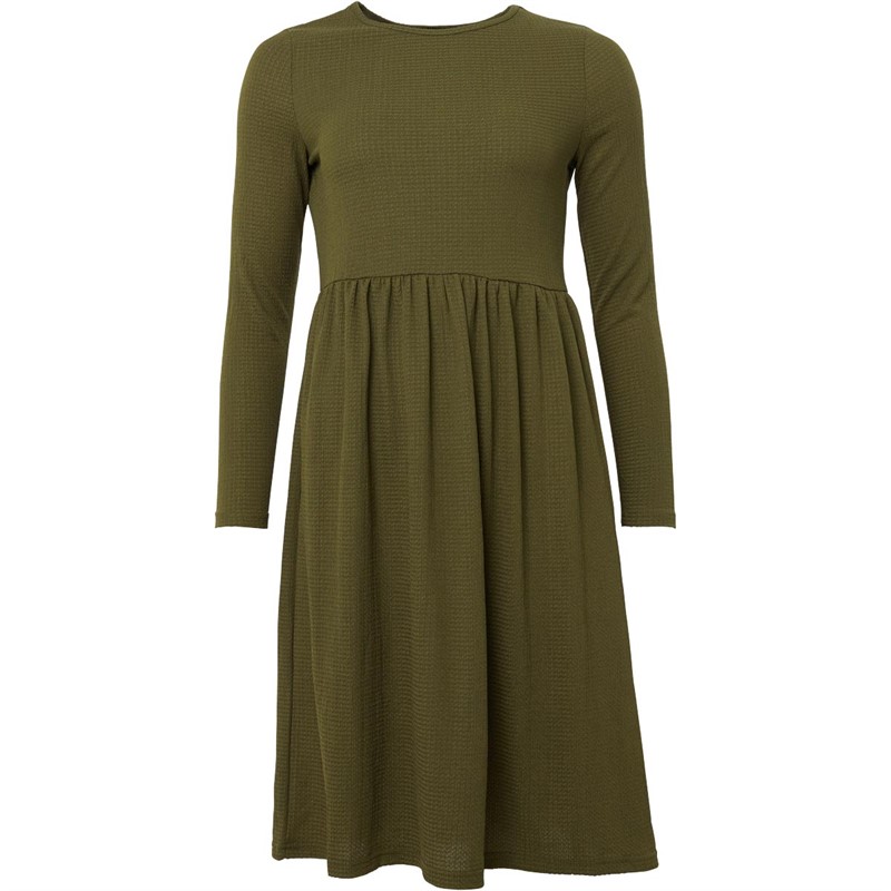 Vero Moda Damen Kleider Olivengrün