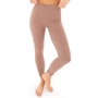 Vero Moda Damskie Legginsy Wyp?owia?y Br?z