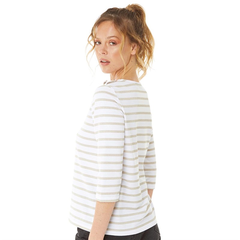 Vero Moda Womens Olo Long Sleeve T-Shirt Cloud Dancer